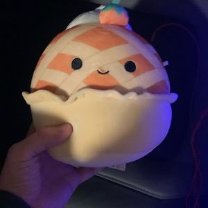 Pippie 3D pumpkin pie squishmallow NWT